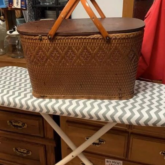 Redmon Peru Storage & Organization Vintage 95s Redmon Peru Picnic Basket Poshmark